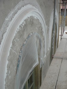 gezogener Fensterbogen