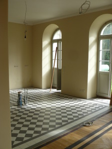 Küche fertig gestrichen