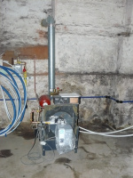 provisorische Bauheizung