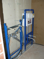 WC und Waschbeckenvorinstallation