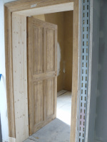 alte Holztür aufgearbeitet