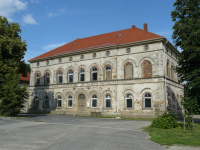 alte Fassade kurz vor dem Aufbau des Gerüstes (23.6.2012)