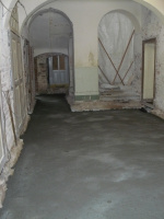 Dritte Schicht = ein dünner Estrich